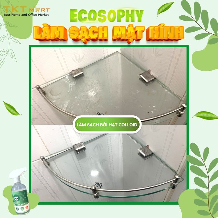 Dung dịch tẩy rửa đa năng Ecosophy 500ml chất tẩy đa năng số 1 Nhật Bản 100% từ tự nhiên an toàn với da tay loại bỏ khử mùi mọi vết bẩn nhanh chóng [TKT Mart]