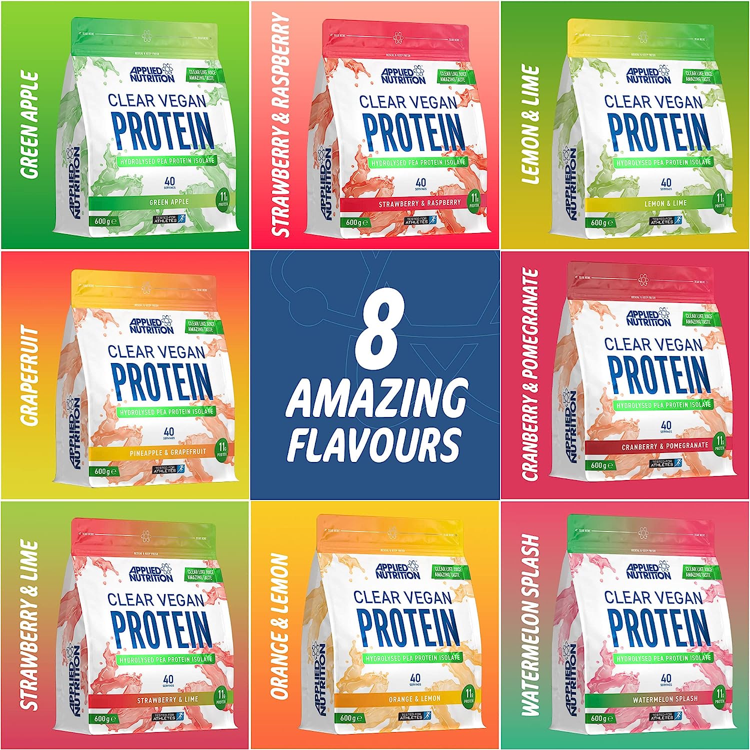 Clear Vegan Whey Protein Hydrolysed Pea Protein Isolate Sữa Tăng Cơ Thuần Chay Applied Nutrition