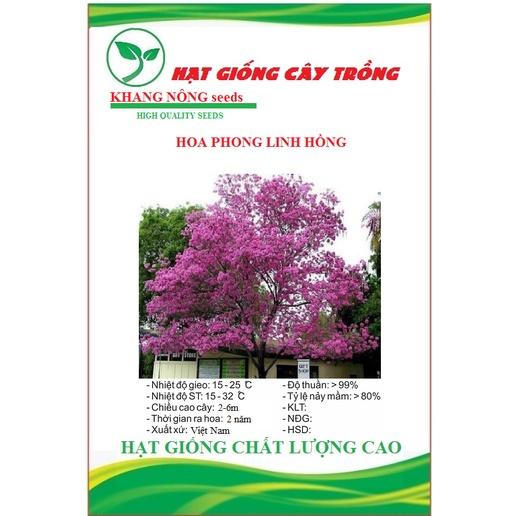 Hạt Giống Cây Hoa Phong Linh Hồng CT544 - Gói 5 hạt