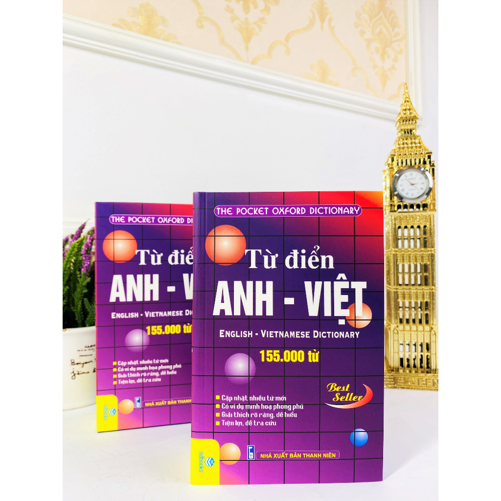 Sách - Từ điển Anh - Việt 155.000 từ (có hộp B155) - ndbooks