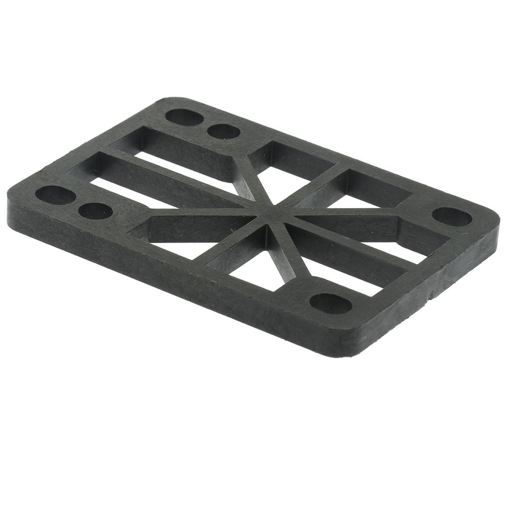 5x4 Pieces Skateboard Longboard Shock Pads Risers 0.6cm Or 0.8cm Black 6mm
