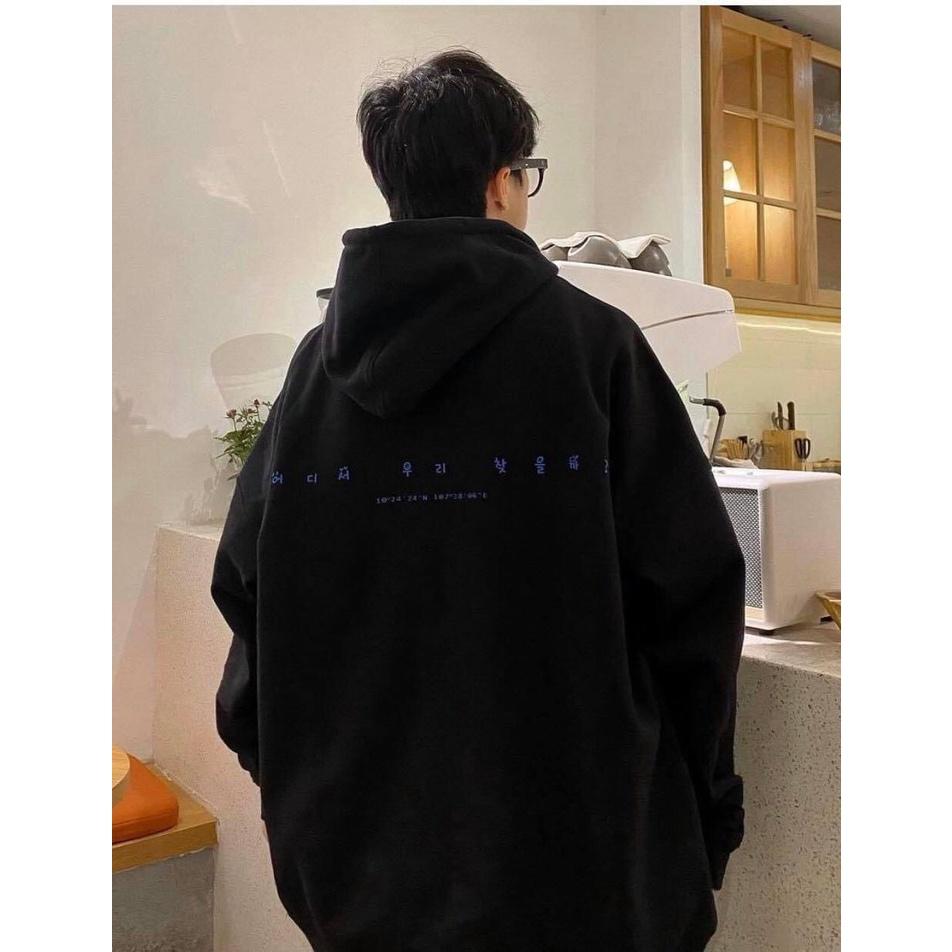 Áo hoodie regod form rộng nam- nữ