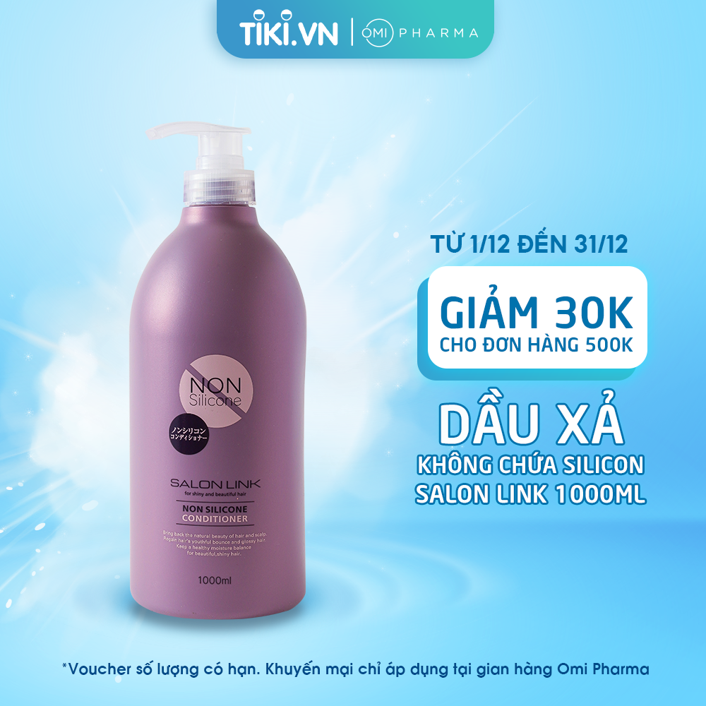 Dầu xả không chứa Silicon Salon Link (1000ml)