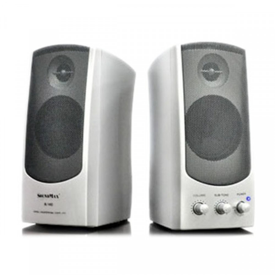 Loa Vi Tính SoundMax A-140/2.0 10W TG - Hàng Chính Hãng