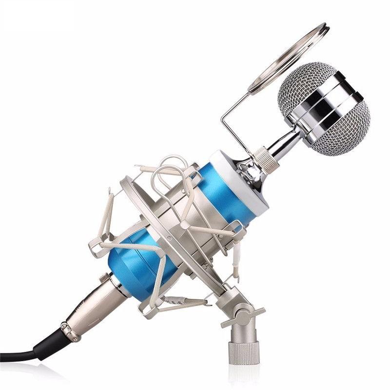 Micro hát Karaoke chuyên nghiệp BM-8000 + Màng lọc âm + Shockmount