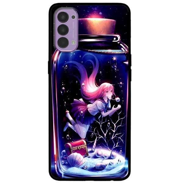 Ốp lưng dành cho Oppo Reno 4 mẫu Cô Gái Trong Lọ