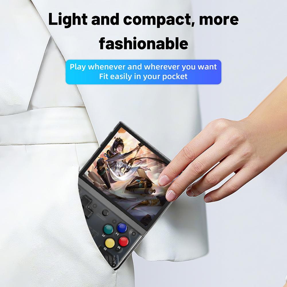 Máy chơi game cầm tay MIYOO Mini Plus V3 3,5 inch kiểu cổ điển di động 10000 trò chơi với hệ thống WiFi Linux Màn hình IPS Pin 3000mAh Màu sắc: 64G Đen 2 CÁI