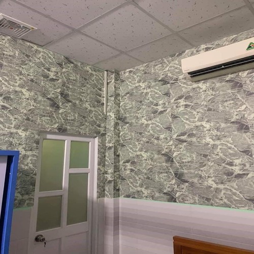 Bộ 5 Tấm Xốp Dán Tường 3D Vân Đá Xám Đen Đẹp, Sang Trọng