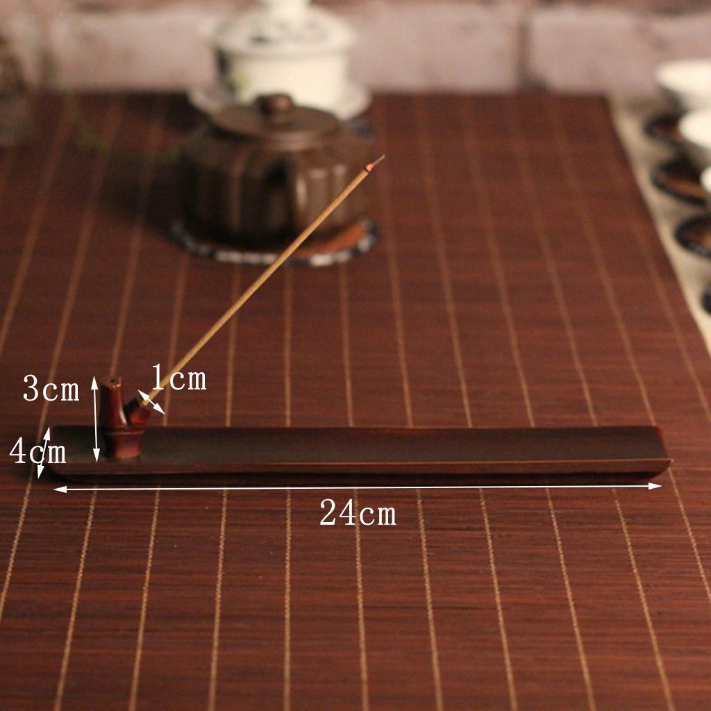 Natural Bamboo Stick Incense Plate Incense Holder Fragrant Ware Stick Incense
