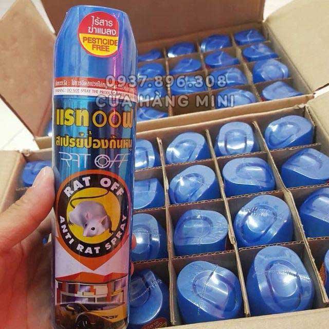 Chai Bình Xịt Đuổi Chuột Rat Off - Anti Rat Spray Thái Lan