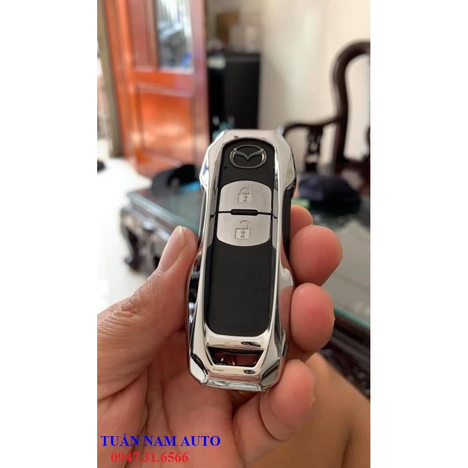 ỐP CHÌA KHÓA MAZDA CX5 ĐỜI 2021 2020 2019 2018 KIM LOẠI METAL