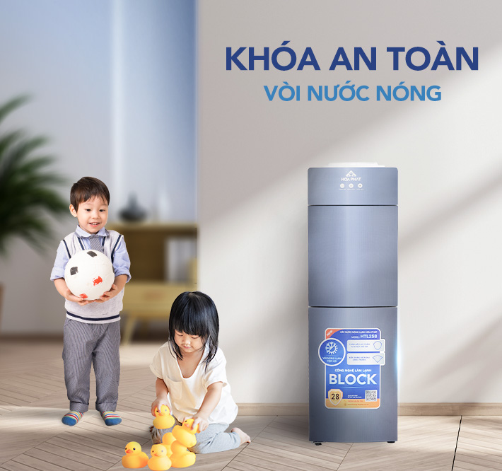 Cây Nước Nóng Lạnh Úp Bình Hòa Phát HTL258 - Bảo hành 28 tháng - Hàng chính hãng