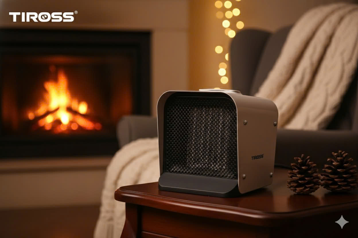 Sưởi gốm để bàn Tiross TS9297 - Hàng chính hãng