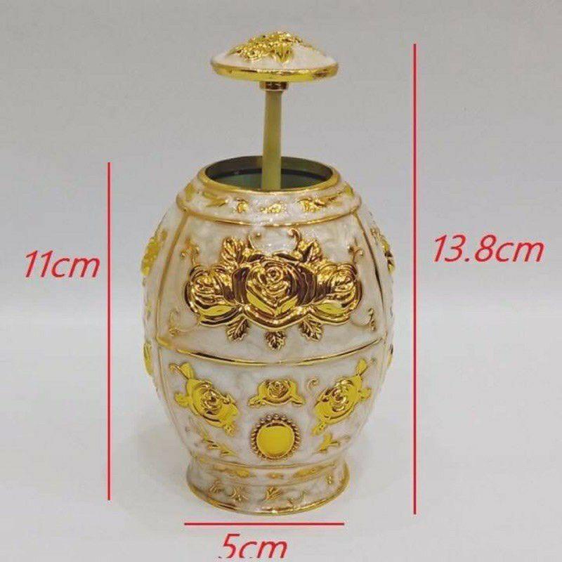 Lọ Tăm Cao Cấp-Chất Liệu Hợp Kim-Sang trọng-Đẳng Cấp Cho Bàn Ăn-Phòng Khách