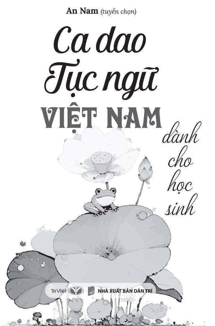 Sách - Ca Dao Tục Ngữ Việt Nam - Dành Cho Học Sinh