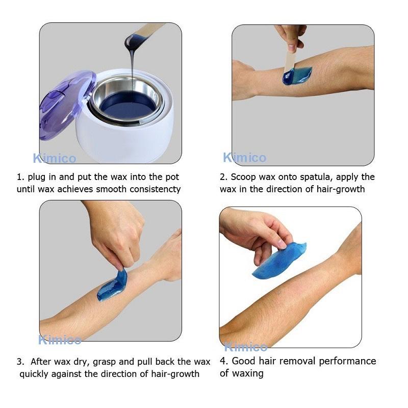 Nồi nấu sáp + sáp wax lông + que gỗ giá rẻ