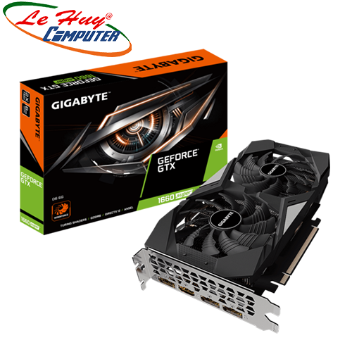 Card Màn Hình - VGA GIGABYTE GeForce GTX 1660 SUPER D6 6G (GV-N166SD6-6GD) -- Hàng chính hãng