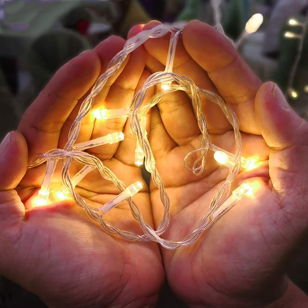 Dây Đèn Led Trang Trí 20m Có Nháy Chớp, Trang Trí Nhà, Sân Vườn, Giáng Sinh
