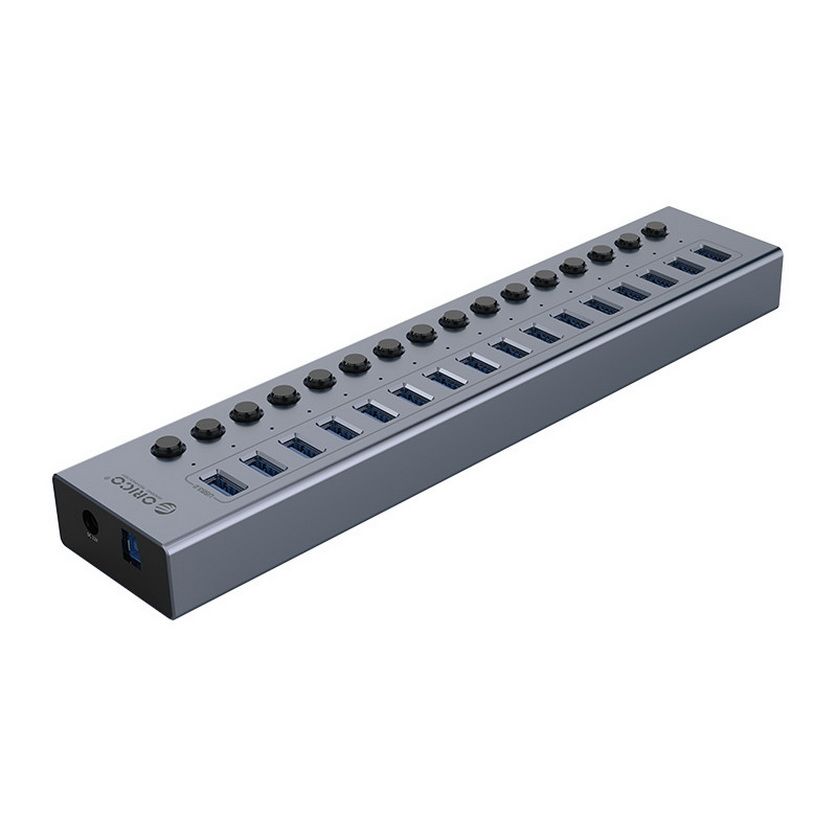 Bộ chia USB Hub 16 cổng USB 3.0, Xám, ORICO BT2U3-16AB-GY - HÀNG CHÍNH HÃNG