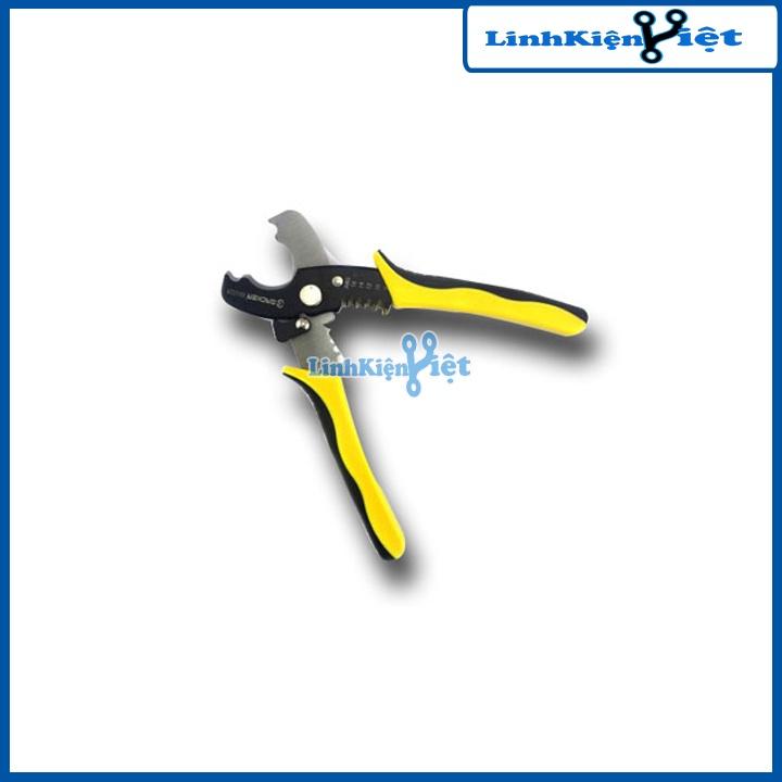 Kìm cắt tuốt cáp dây điện crv 8 inch
