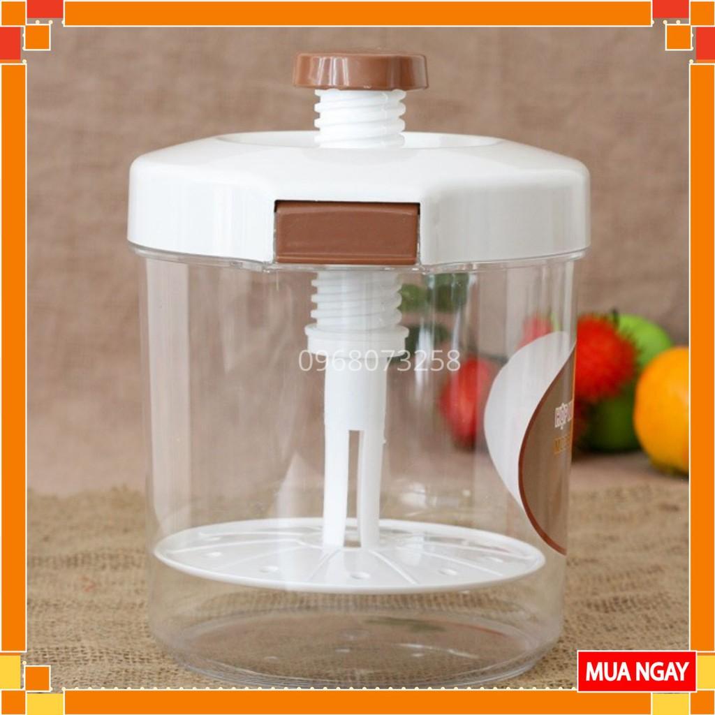 Hộp Muối Dưa Cà Việt Nhật Thông Minh - Hộp Muối Nén Dưa Cà Bằng Thủy Tinh