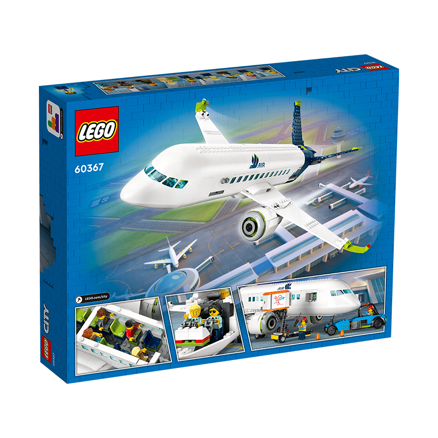 Đồ Chơi Lắp Ráp Máy Bay Chở Hành Khách LEGO CITY 60367 (913 chi tiết)