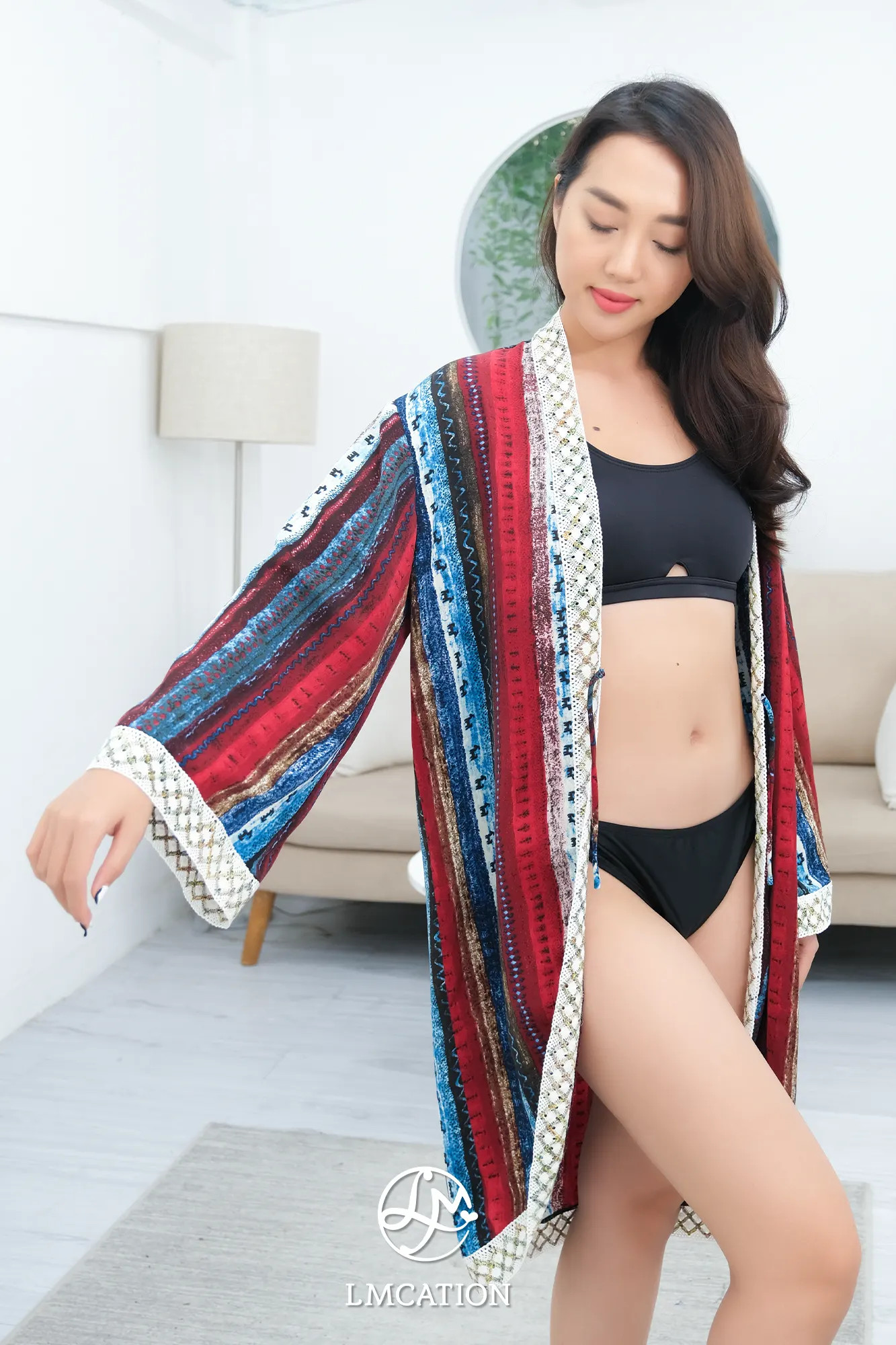 Áo Kimono LMcation Naomi - Màu Thổ Cẩm