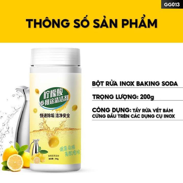 Bột Vệ Sinh Lõi Bình Đun Nhiệt Khử Sạch Các Mảng Bám Trà Hoặc Các Lớp Bám Có Dấu Hiệu Gỉ Sét Hiệu Quả GG013