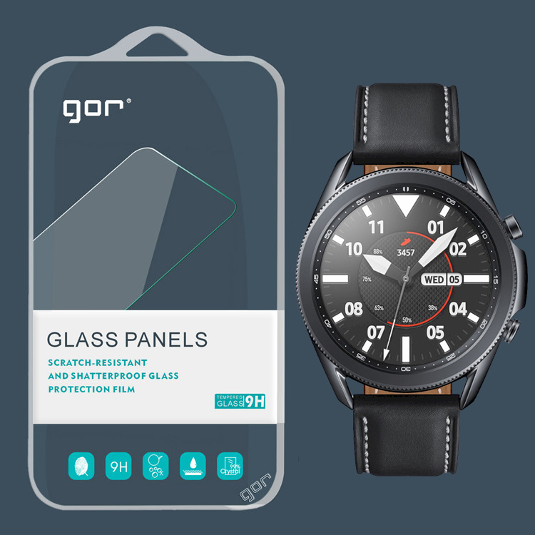 Dán cường lực GOR cho Smartwatch Galaxy Watch 3 Size 41mm / 45mm - Hàng Nhập Khẩu