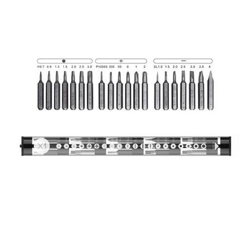 X1+X2+X3 Set Magnetic Screwdriver Bit Screw Driver Head Set for  NEW