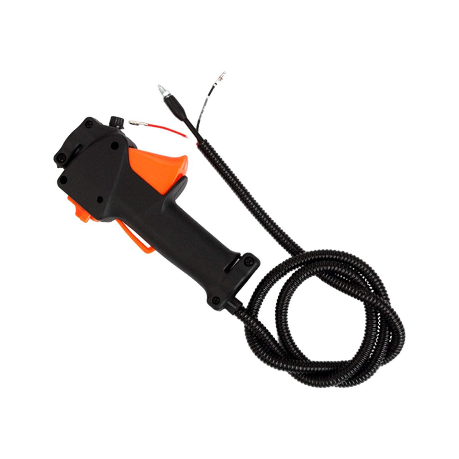 Brush Cutter Strimmer Handle Switch Throttle Cable for Backpack Grass Cutter