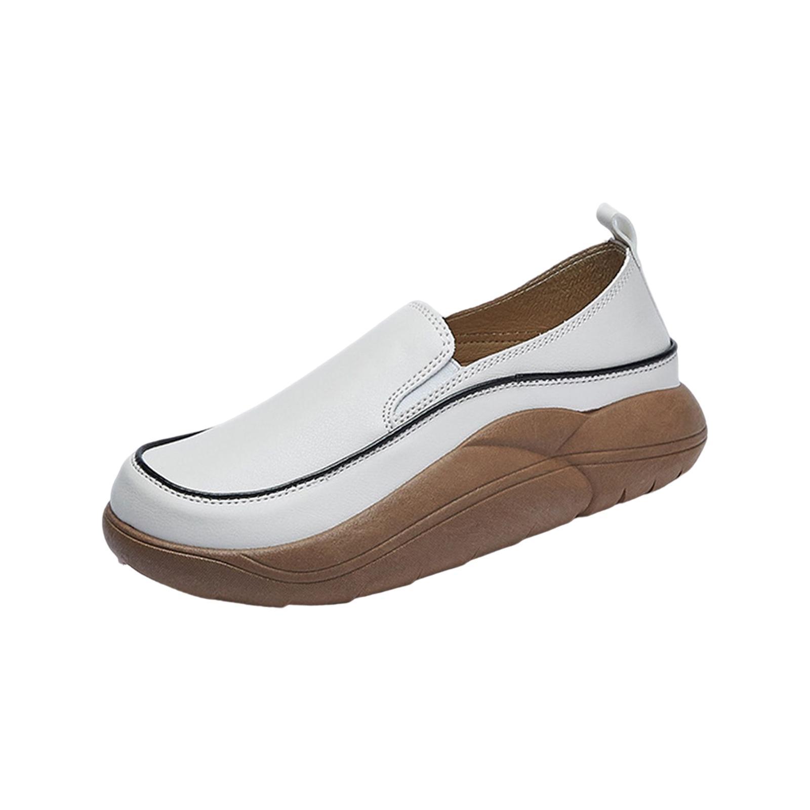 Women's Casual Shoes Stylish Soft Platform Trainers Thick Bottom Walking Shoes for Outdoor