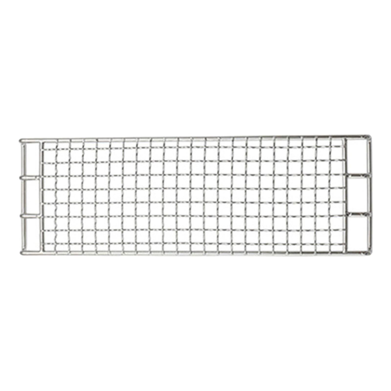 2pcs Barbecue Grill Net Grilling Basket Grid Grate Mesh Rack Outdoor Camping