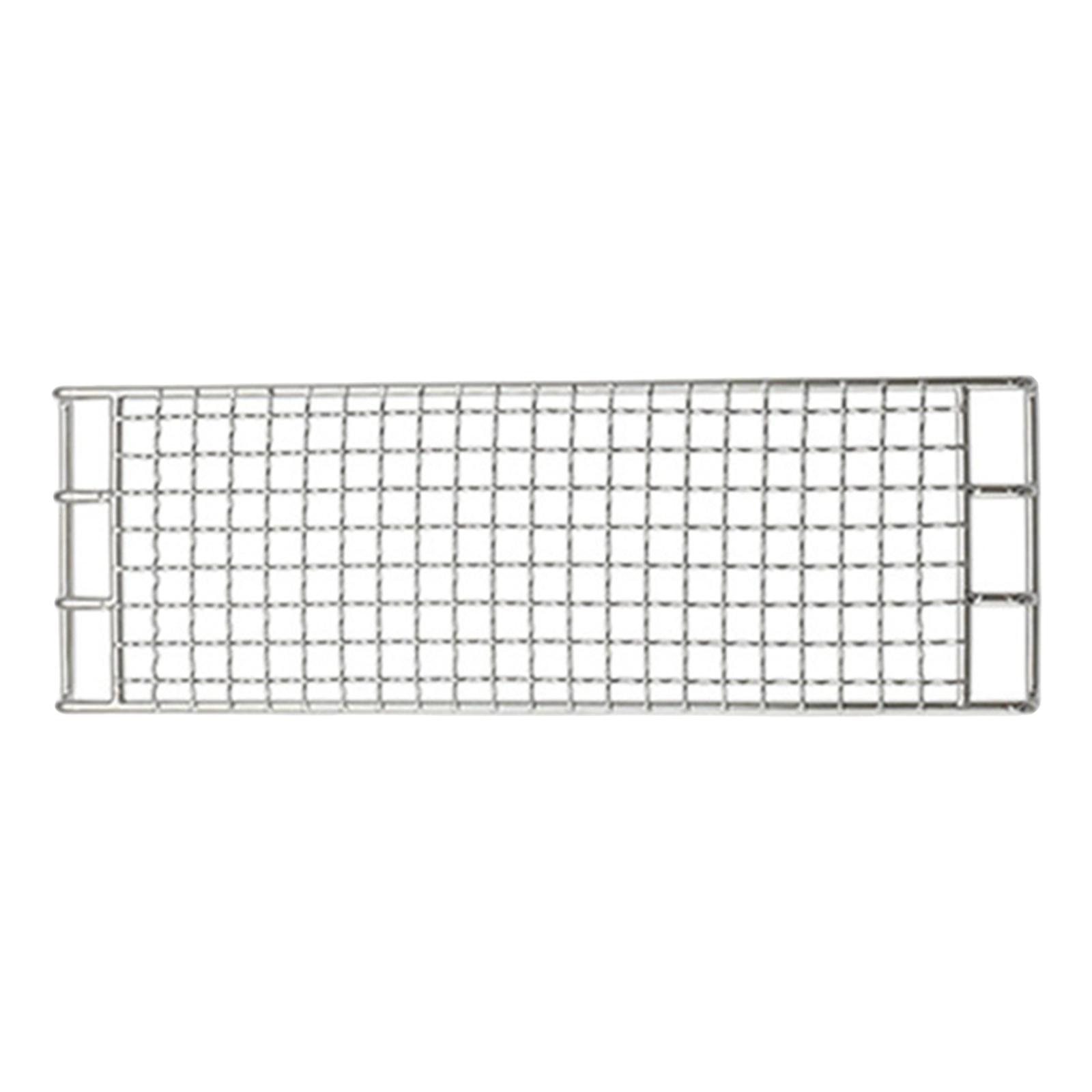 2pcs Barbecue Grill Net Grilling Basket Grid Grate Mesh Rack Outdoor Camping