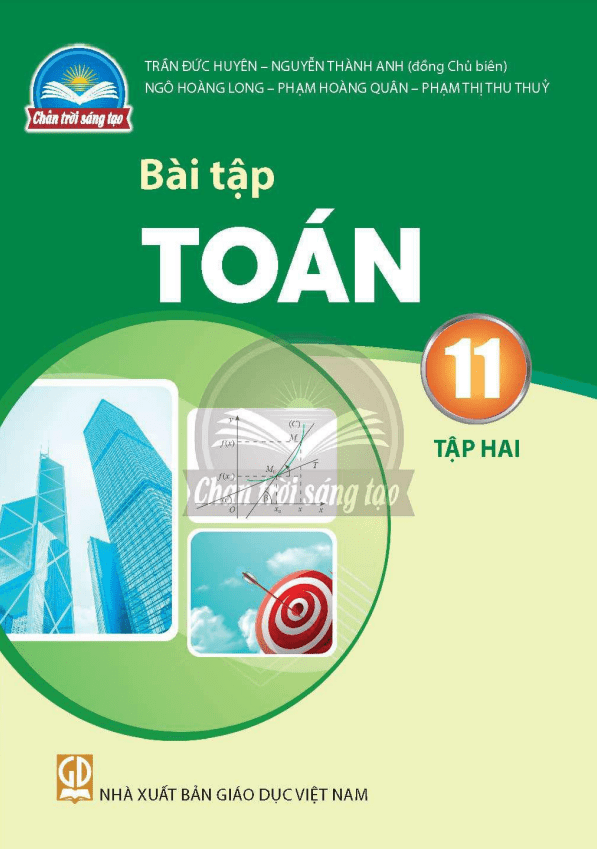 Sách Bài Tập Toán 11- tập hai- Chân Trời Sáng Tạo (Kèm Nilon bọc Sách)