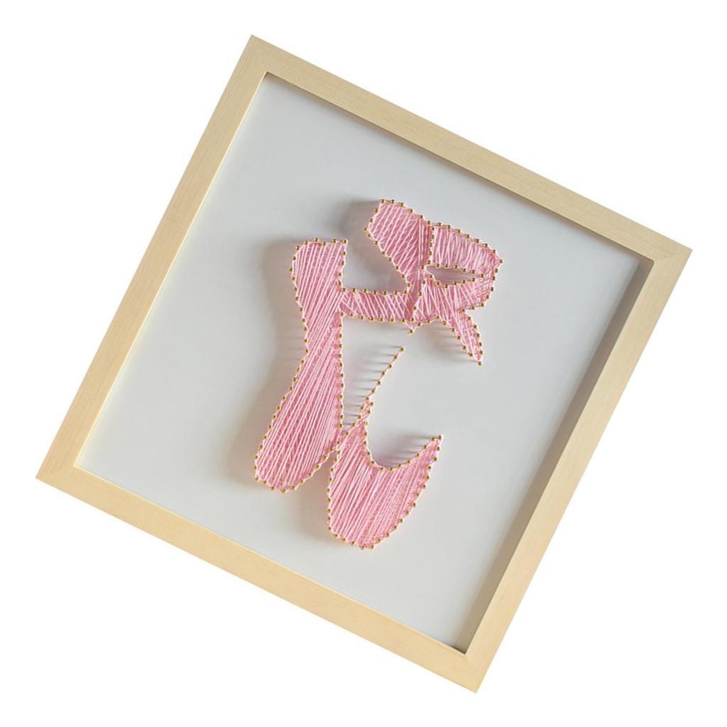String Art Kit - Dance Shoes String Art, Adult Crafts Kit, Arts and Crafts Set, DIY Kit, Crafts Kit, Kits for Adults, All Crafting Supplies Included