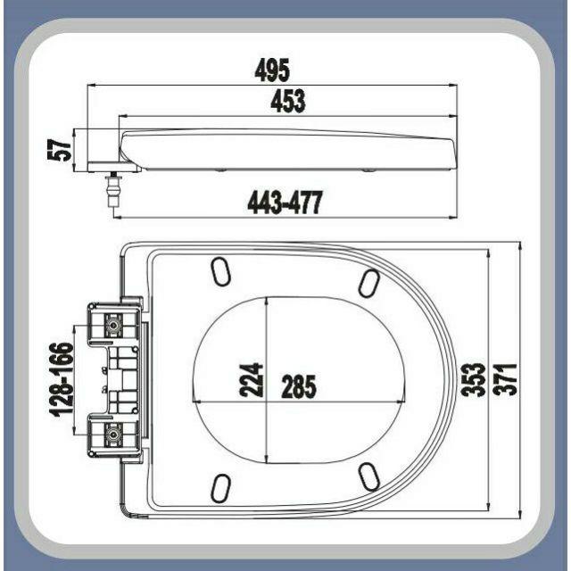 NẮP BỒN CẦU RƠI ÊM THÁO LẮP NHANH HA23