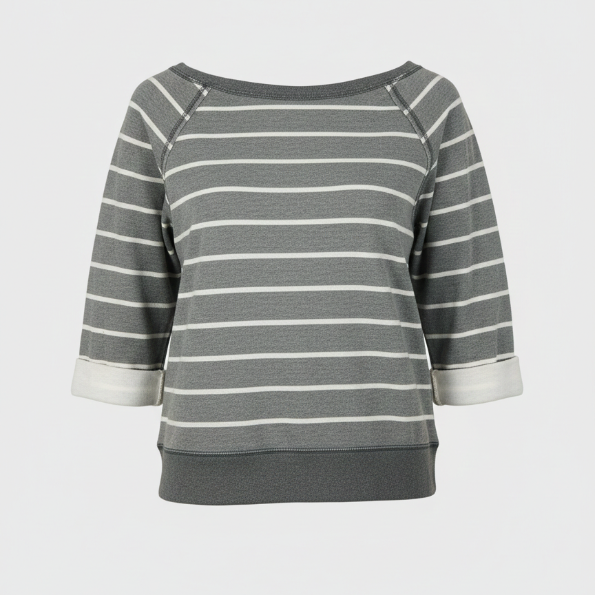 ÁO THUN NỮ AERIE OFF SHOULDER FLEECE TEE - SIZE S