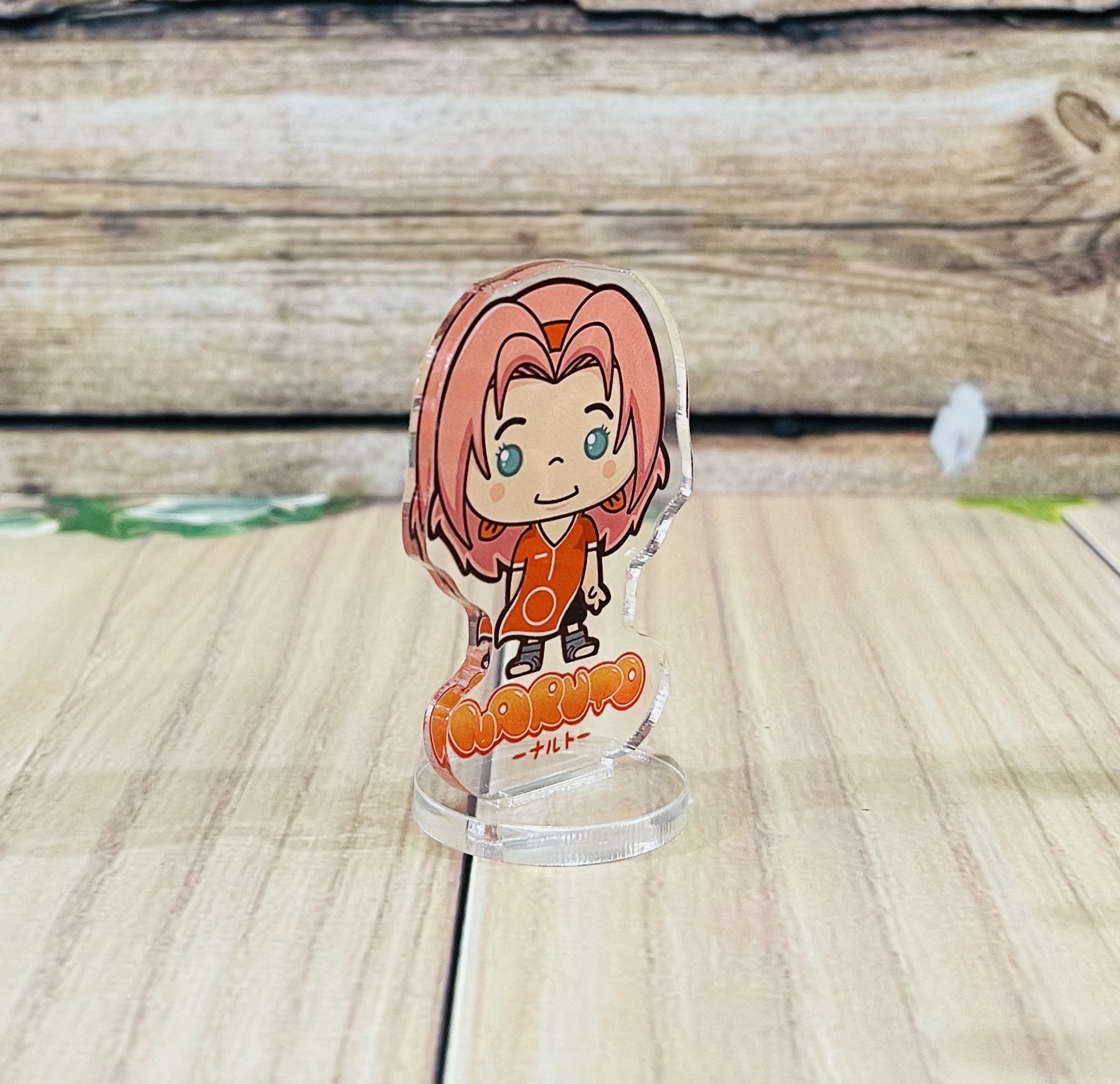 Bộ 9 mô hình Standee Naruto, tượng để bàn hình chibi