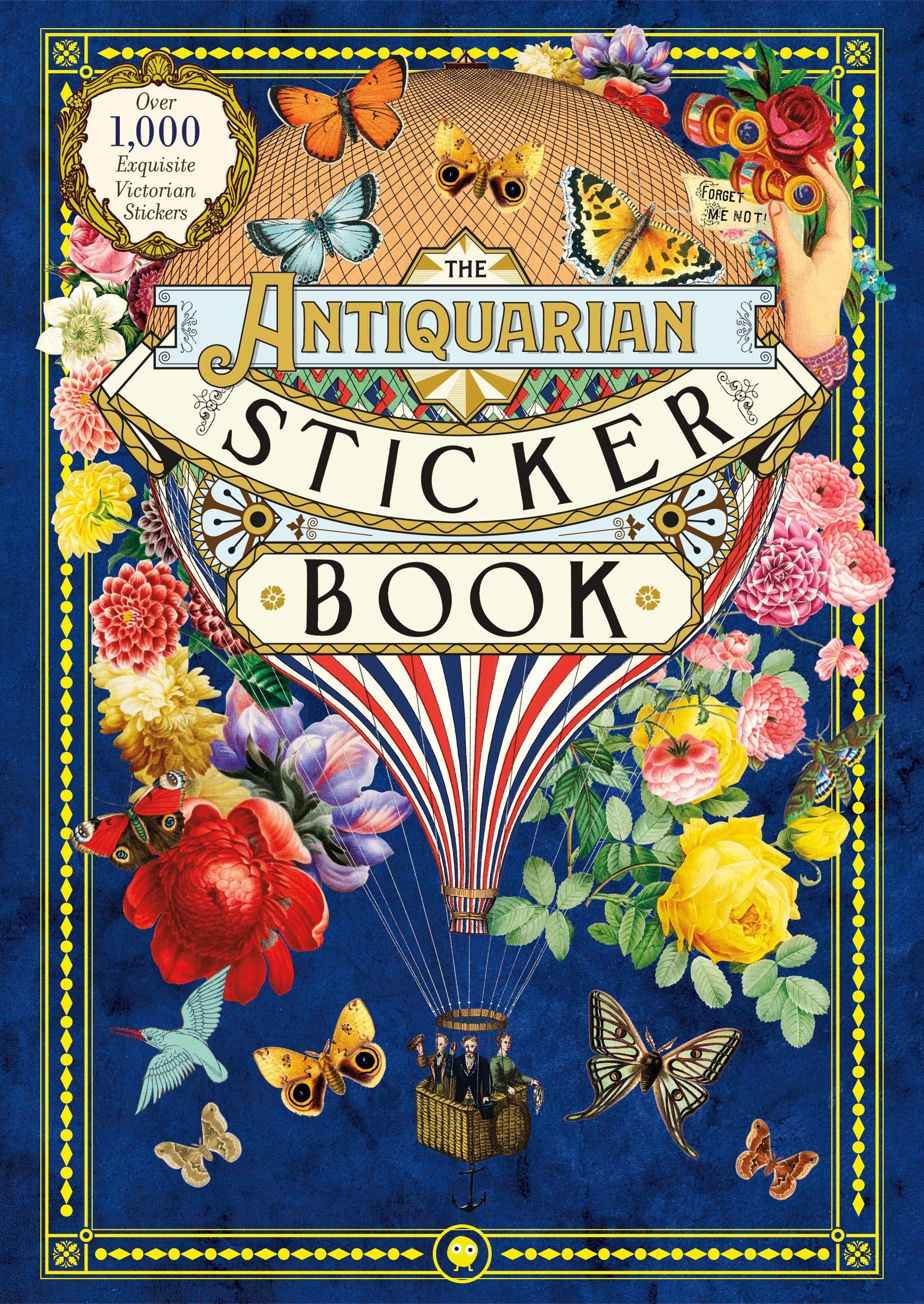 Sách ngoại văn: The Antiquarian Sticker Book: Over 1,000 Exquisite Victorian Stickers