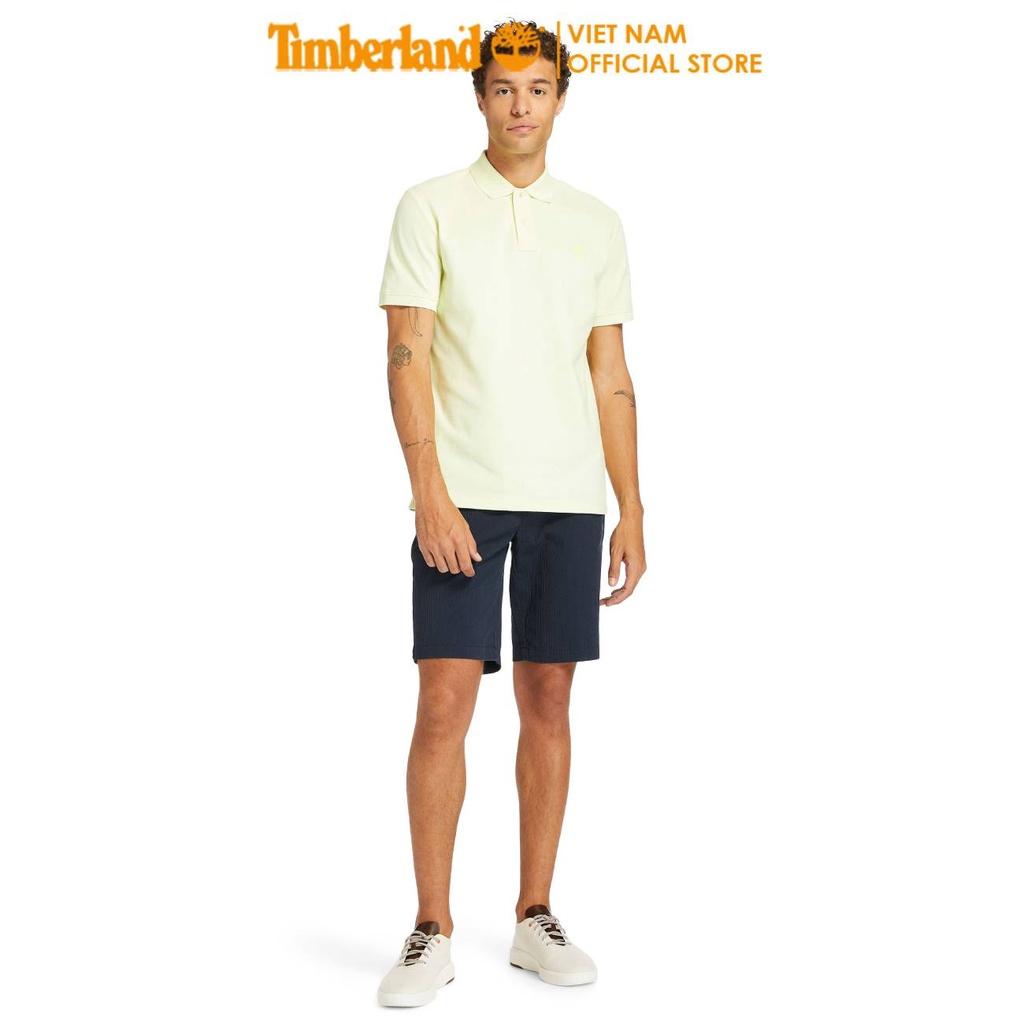 Áo Thun Polo Nam Có Cổ reg LUMINARY GRE Màu Xanh Mint Timberland TB0A2EGRLG