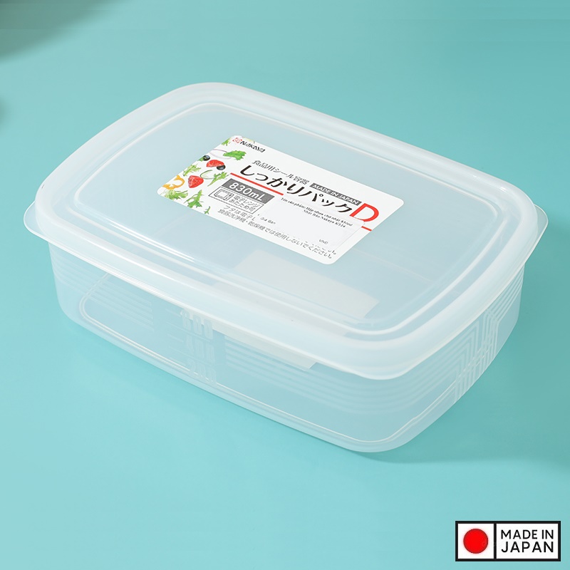 Hộp đựng thực phẩm chữ nhật Pack D 830ml - Hàng Nội Địa Nhật Bản