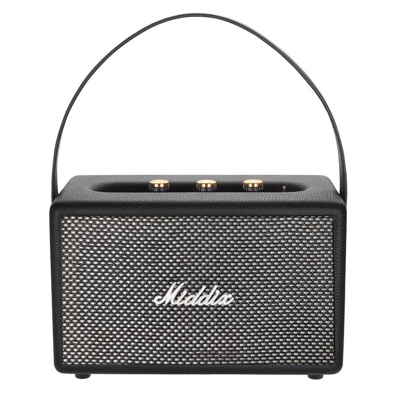 Loa bluetooth phong cách cổ điển bằng gỗ MIDDIX loa siêu trầm di động không dây loa máy tính gia đình chất lượng cao trung tâm âm nhạc caixa de som Màu sắc: Hồng