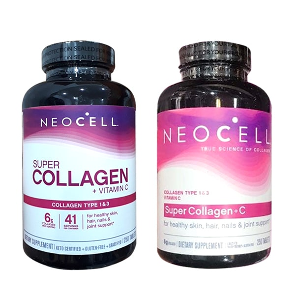 Collagen Neocell Types 1 & 3 giảm nếp nhăn, cải thiện sự trẻ trung của làn da, giúp móng, tóc, xướng khớp chắc khỏe - OZ Slim Store