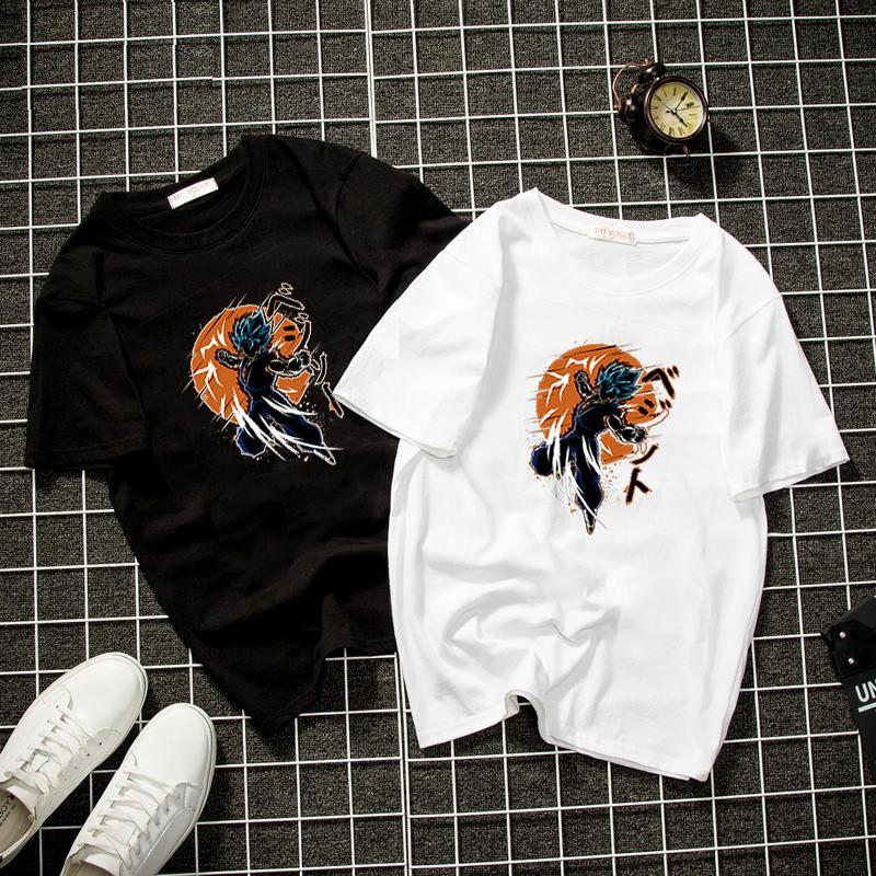 Áo thun unisex form rộng goku cá tính vải dày mịn 2020T2513