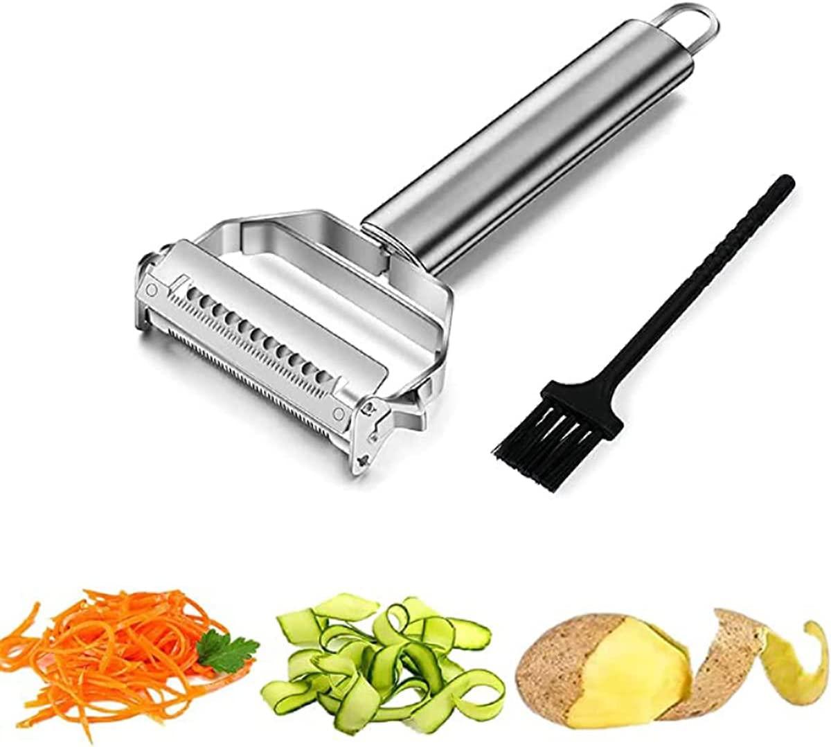 Thung lũng an toàn Schäler, Công cụ bóc vỏ rau bằng thép không gỉ cho trái cây và rau quả dưa chuột, máy rửa chén -safe