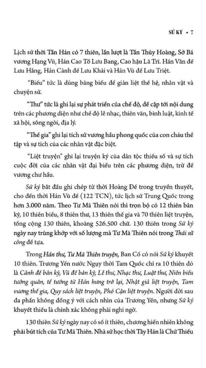 Sử Ký Bản Kỷ _KV