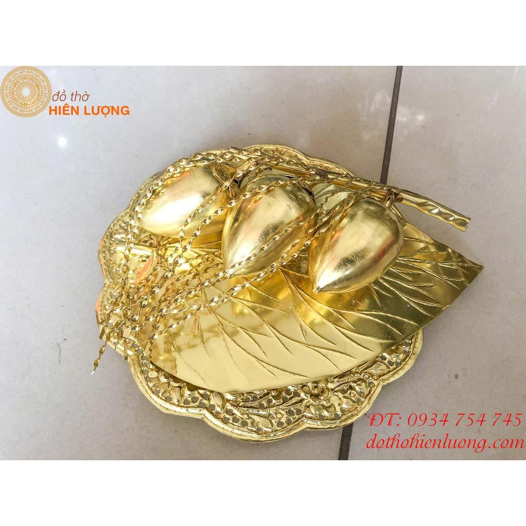 Bộ Trầu Cau Đồng Vàng