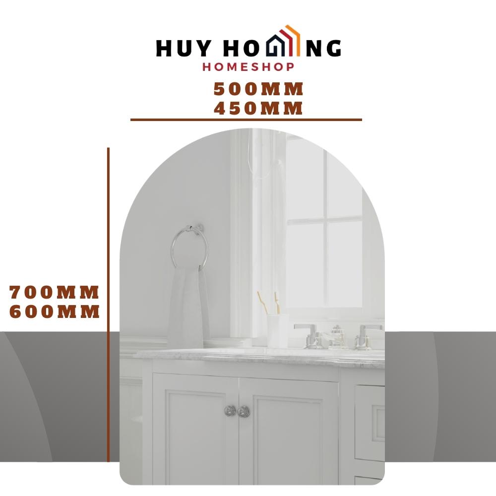 Gương trơn hình vòm mài cạnh đứng GLSMIRROR-S00A10