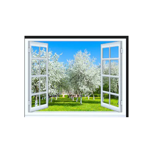 Tranh dán tường cửa sổ 3D | Tranh trang trí 3D | Tranh phong cảnh đẹp 3D | T3DMN_T6_454